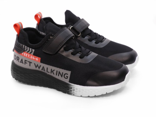 Кроссовки детские INDIGO KIDS (31 (19.5см), Черный, Иск.кожа/текстиль, Хлопок 80%, полиэстер 20%, Хлопок 80%, полиэстер 20%, ЭВА)